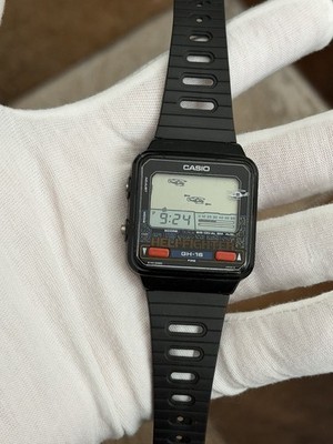 Rare Vintage Casio Heli Fighter GH-16 Digital Game Watch Module 498 JDM 1980s