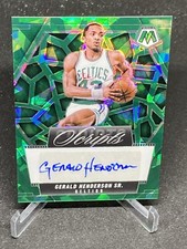 Gerald Henderson 2024-25 Panini Mosaic NBA Scripts Green Auto #MS-GHS Celtics