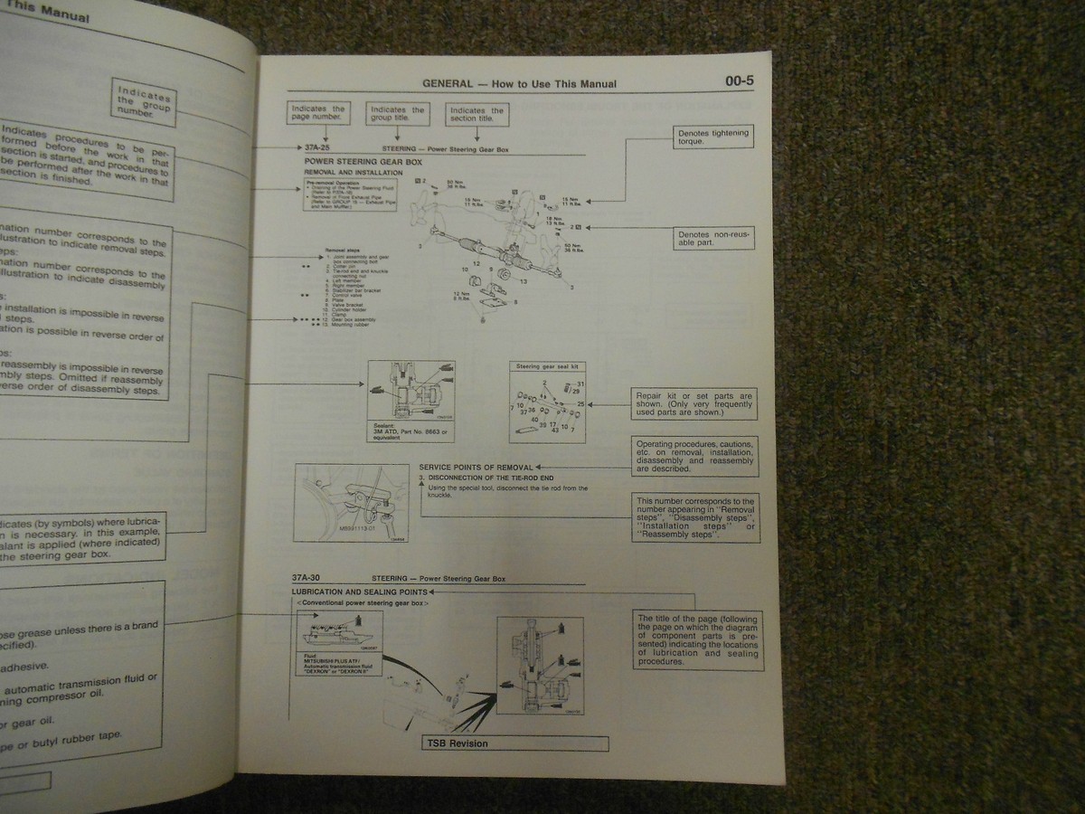 1993 1995 MITSUBISHI Diamante Wagon Service Repair Shop Manual VOL 