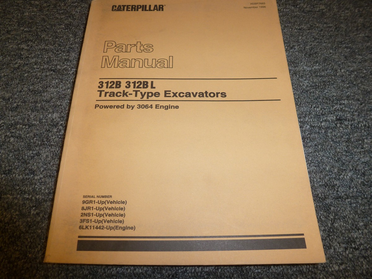 CAT Caterpillar 312B 312BL Track Excavator 3064 Engine Parts