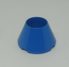 LEGO: Cono 4 x 4 x 2 cavità - Rif 4742 blu - Set 10177 4565 70814 6494 9700