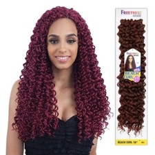 Freetress Synthetic Braiding Hair BEACH CURL 18"