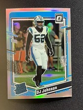 DJ Johnson 2023 Panini Donruss Optic Rated Rookie Holo Prizm RC #214