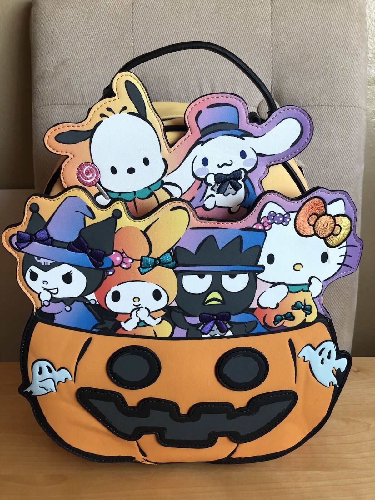 Hello Kitty My Melody Kuromi Pumpkins Halloween T  