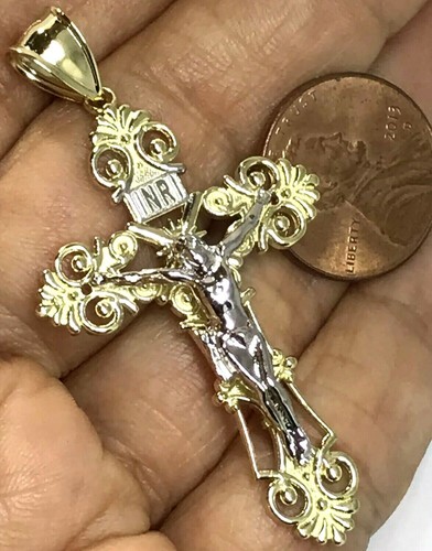GoLD Cross Jesus christ inri pendant 