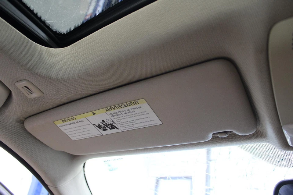 Viseira solar esquerda usada serve: 2014 BMW 328I iluminação SDN esquerda grau A - Imagem 2 de 4