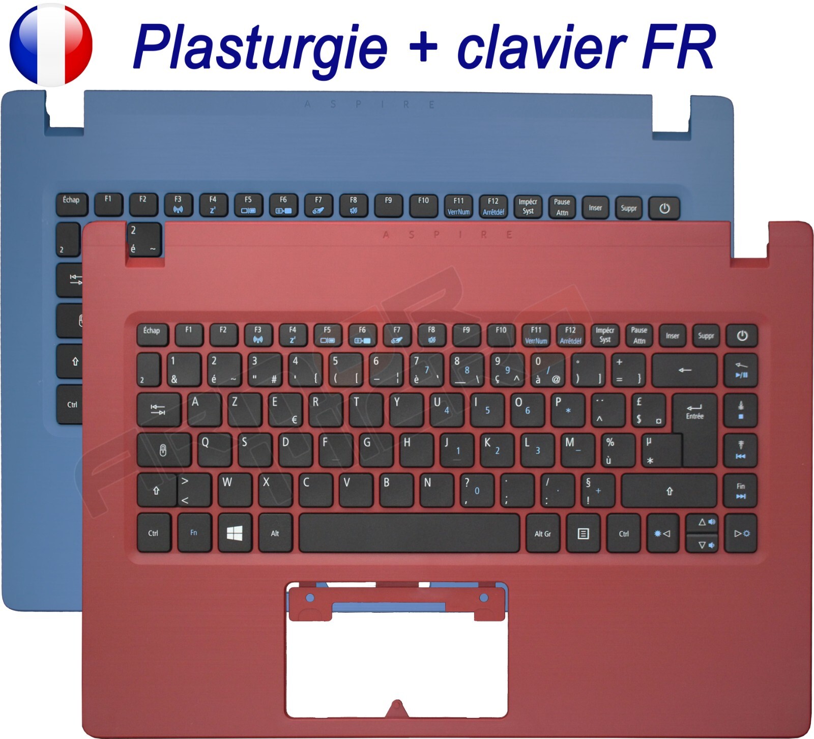 Clavier AZERTY Acer Aspire 1 A114-31 top case de rechange