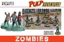 Wargames Atlantic 28mm Classic Fantasy Zombies x 30 Pulp Adventure