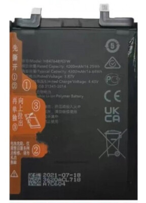 Akku für Huawei Honor 50 / 60 SE / Nova 9 Akku HB476489EFW Batterie Accu 4300mAh