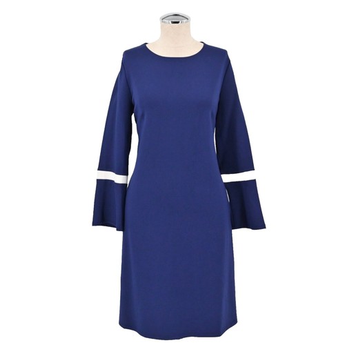 anne klein white and blue stripes bow dress Lahara Maxi Dress main image 0