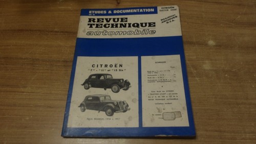 TECHNISCHE ZEITSCHRIFT CITROËN TRACTION 7 - 11 und 15 Six alle Modelle 1934 bis 1957