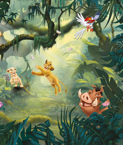 Photo wallpaper for kids bedroom Lion King Disney 137x110 inch wall mural decor - Picture 4 of 7