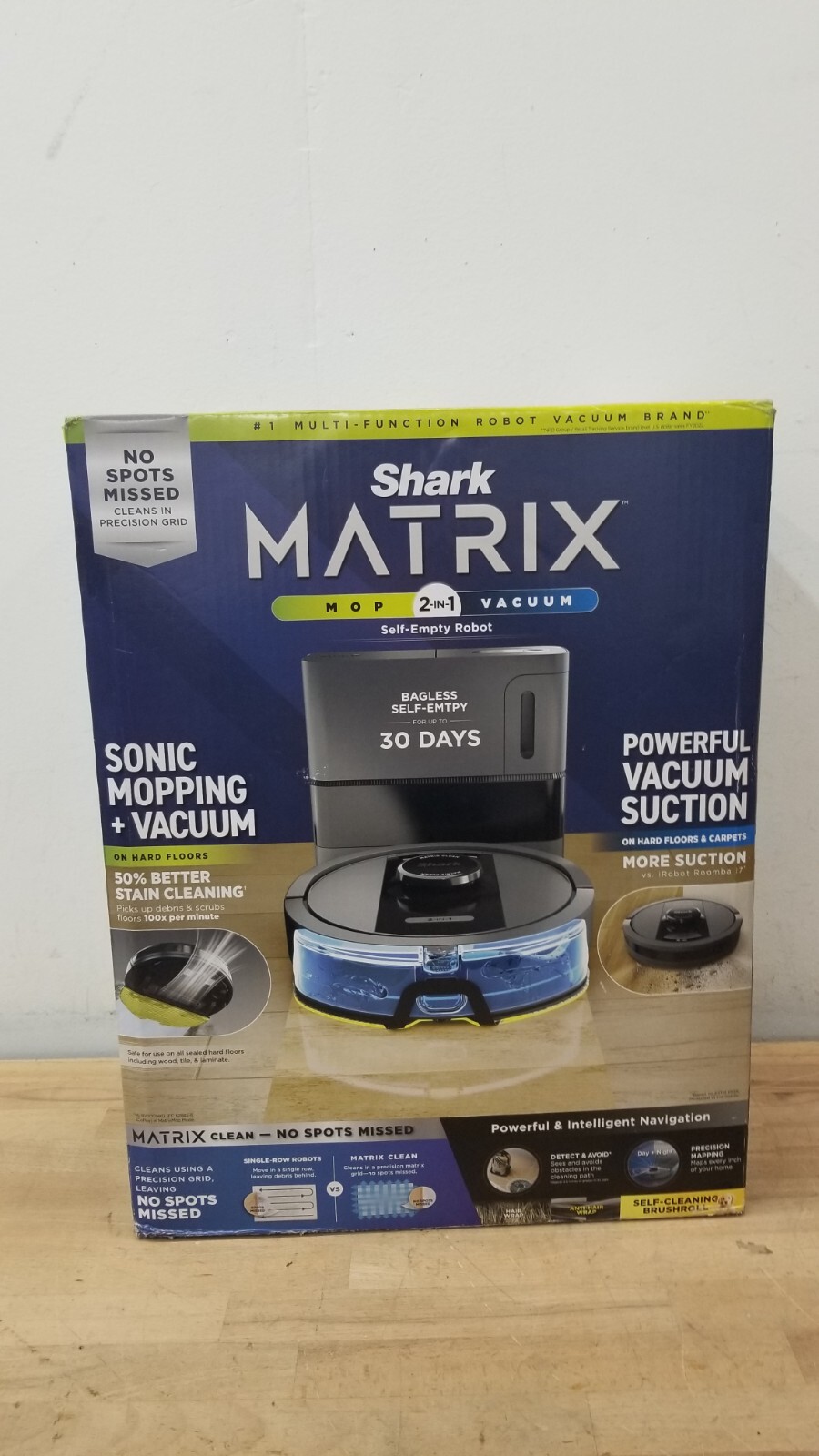 Shark RV2400WS Matrix SelfEmptying Robot Vacuum & Mop with WiFi