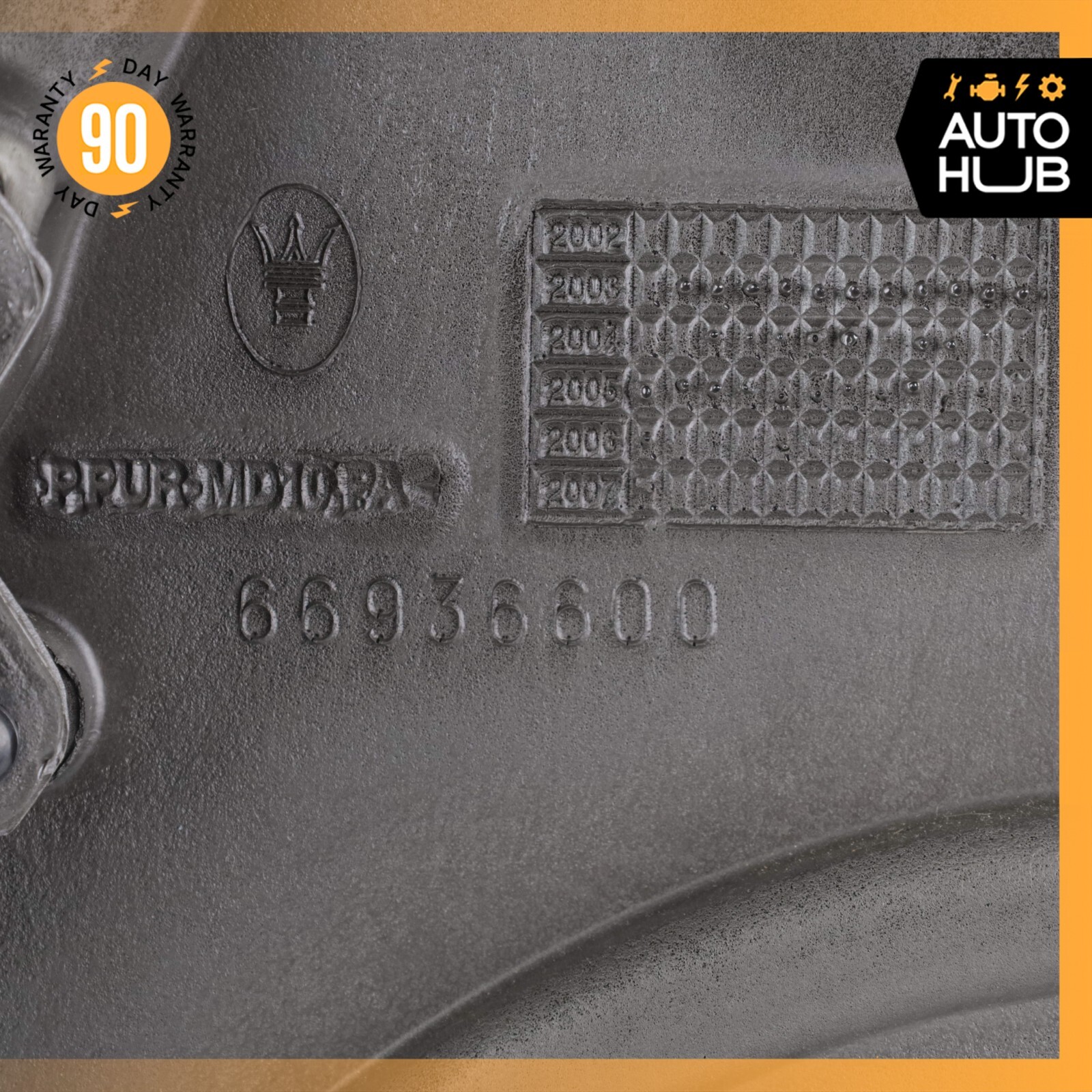 03-13 Maserati Quattroporte M139 Front Right Side Interior Door Panel OEM 75k