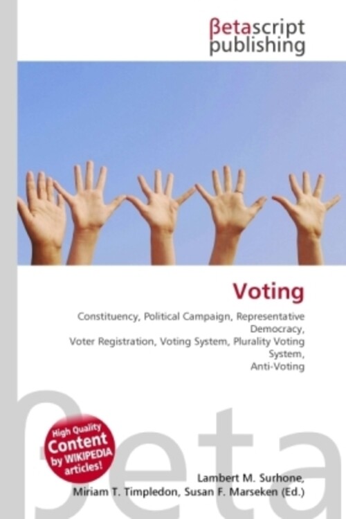 Thumbnail - Lambert M. Surhone (u. A.) | Voting | Taschenbuch | Englisch | Ean