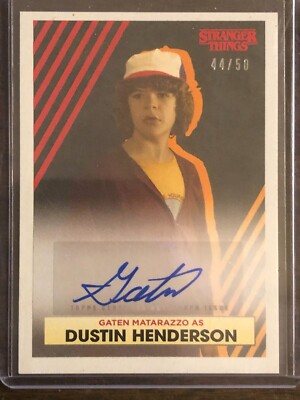 2020 Topps Stranger Things #D-B Gaten Matarazzo Dustin Henderson
