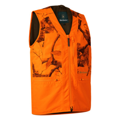Deerhunter Eagle Waistcoat REALTREE EDGE  SAFETY ORANGE Weste Jagdweste
