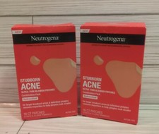 NEW Neutrogena Stubborn Acne Ultra-Thin Blemish Patches 16 Ct Lot Of 2