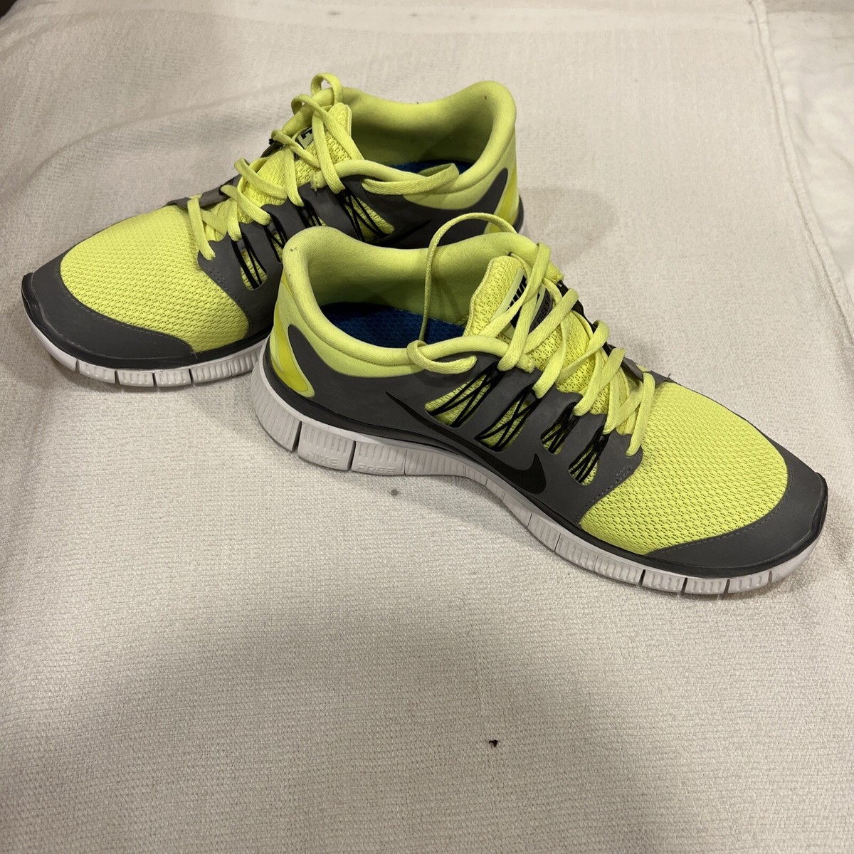 Size 8 - Nike Free 5.0 Volt Cool Grey | eBay