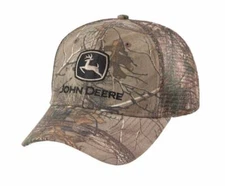 LP73683 John Deere Licensed Full Camo with Mesh Camo Back Cap / Hat