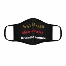 Way Maker Fitted Polyester Face Mask