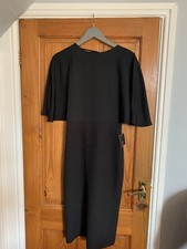 zara black dress With Open Back 