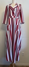 Women’s 3/4 Sleeve Long Striped Dress Pretty little thing Size 8
