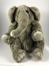 Lou Rankin  Hoover  Gray Elephant By Dakin Friends Collection.