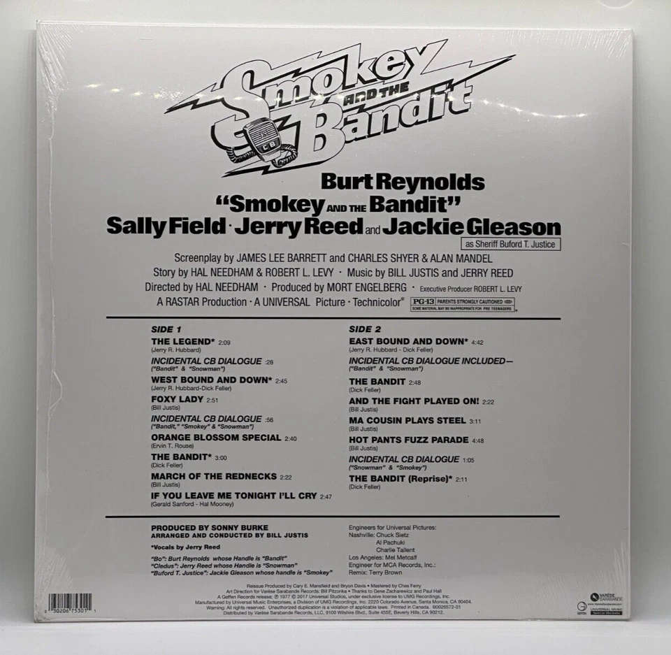 Smokey And The Bandit (Music From The Original Motion Picture Soundtrack)🆕☑️ - Image 2 of 3