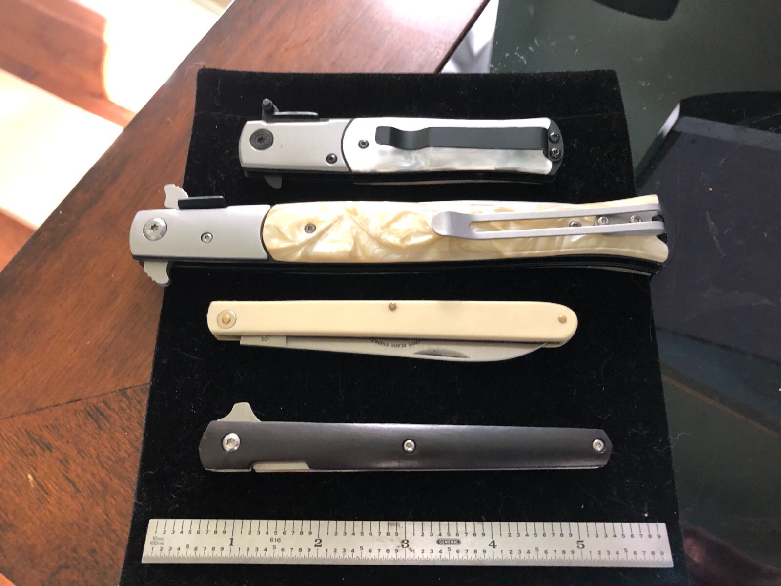 Lot of 4 Pocket Knives Never Used Ships Free eBay