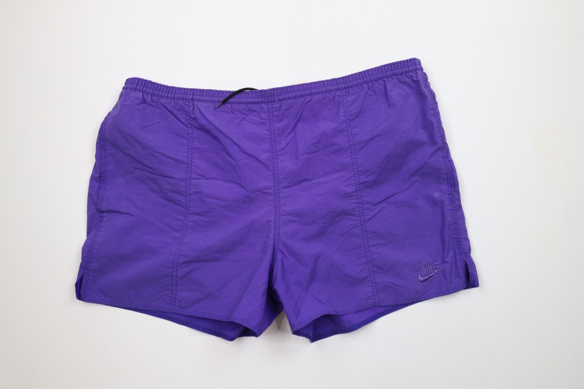 Clothing Nike Running Shorts Purple Vtg 90s Nike Mens XL Faded