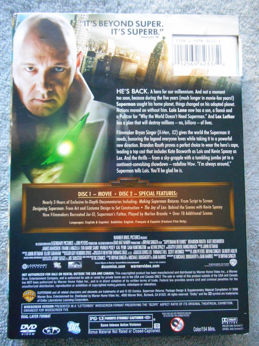 その他 re-birth 20090123 [DVD] 2mvetro Superman Returns - Used DVD, 2006, 2-Disc Set, Special