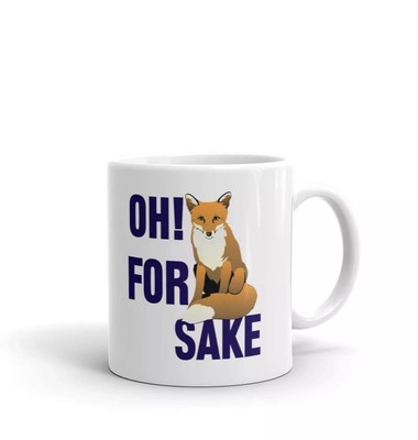 Oh! Für Fuchs Sake Geburtstag lustig Kaffee Tee Keramiktasse Büro Arbeit Tasse Geschenk