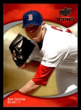 2009 Upper Deck Icons #61 Jon Lester Card Boston Red Sox
