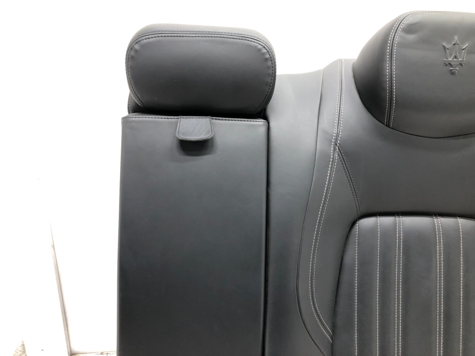 2014-2017 MASERATI GHIBLI Q4 LEFT DRIVER REAR UPPER SEAT CUSHION & HEADREST OEM