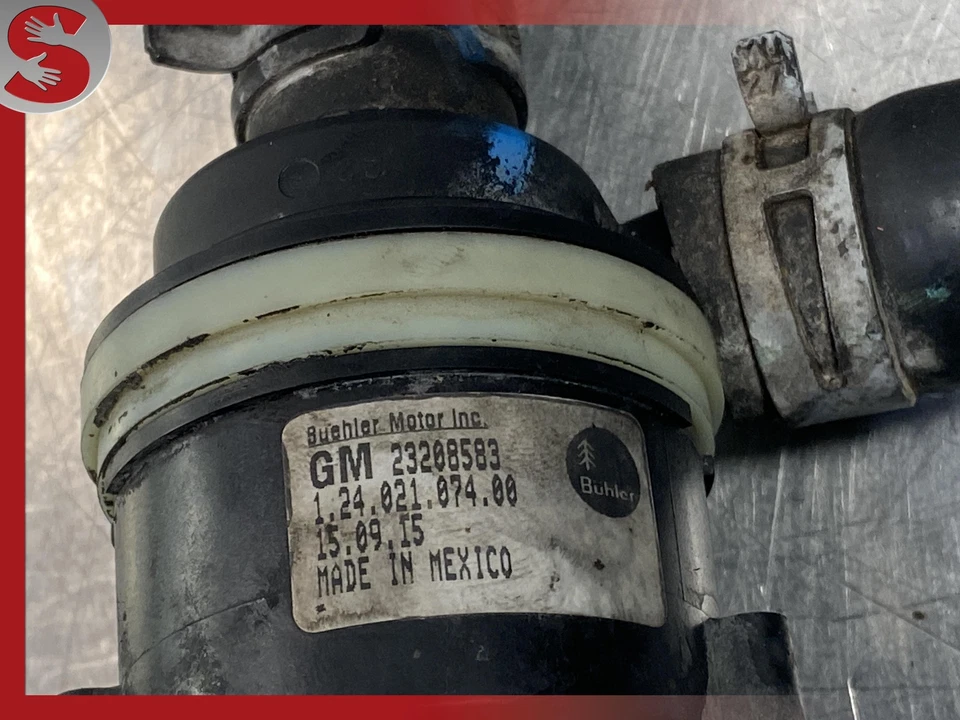 16-19 Cadillac ATS CTS 2.0L Motor BOMBA DE AGUA AUXILIAR CON MANGUERAS OEM Foto 4 de 4