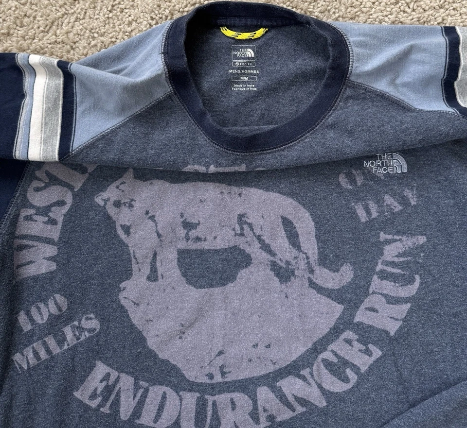 The North Face A5 Western States WS 100 Mile Endurance Marathon Race Run Shirt - Image 3 of 4