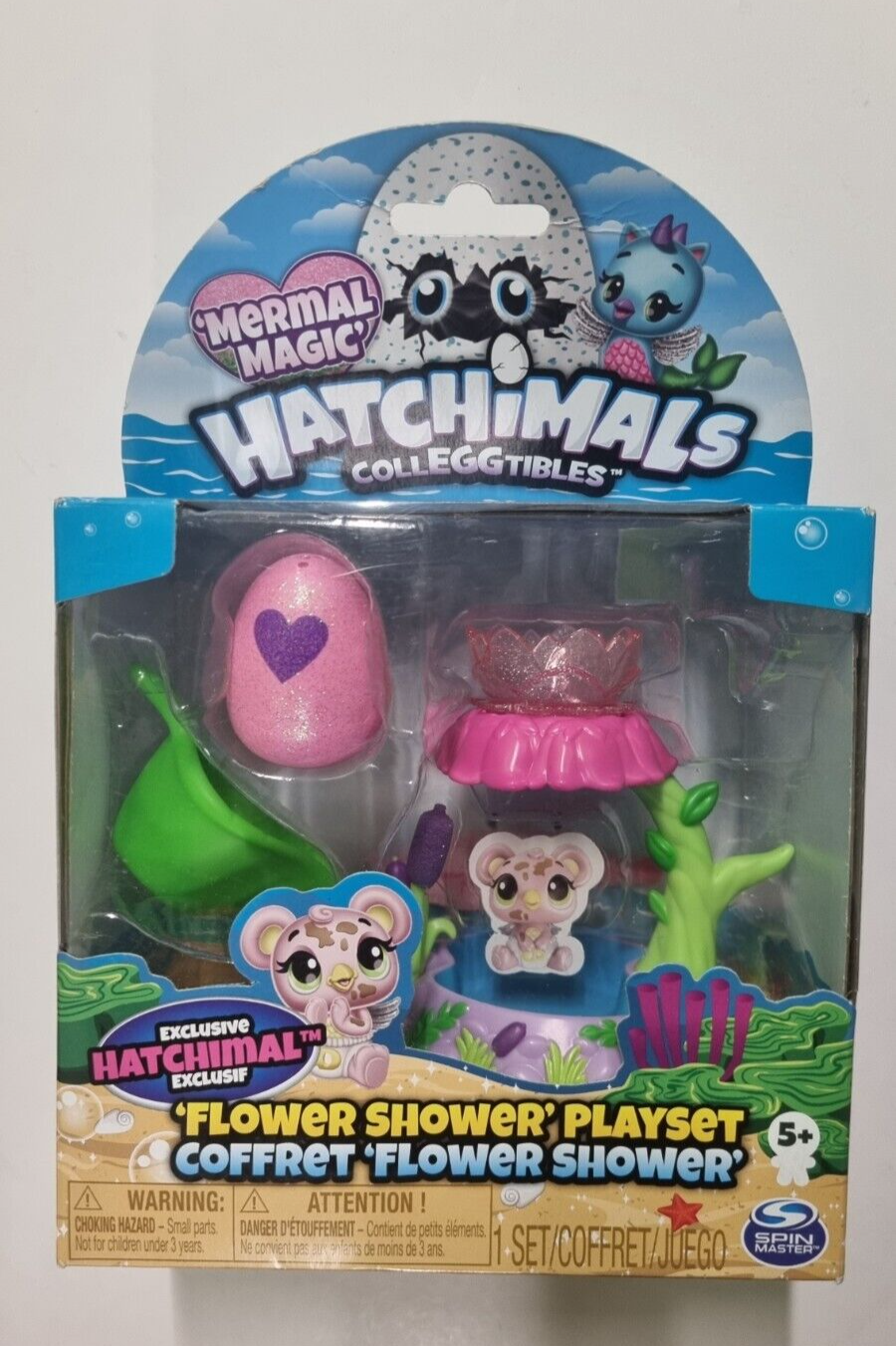 HATCHIMALS CollEGGtibles Flower Shower Egg & Figure Playset, box slightly crease eBay