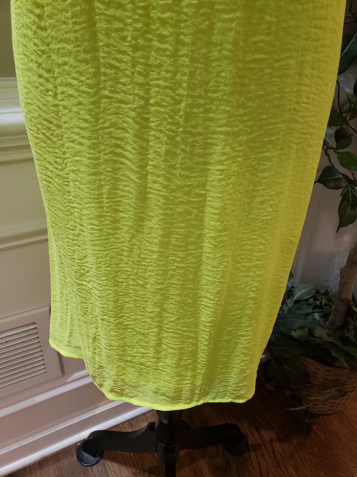 Tacera Womens Green Solid Polyester Round Neck Sl… - image 5