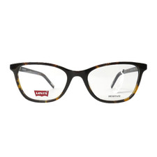 LEVI'S Women's Eyeglasses LV1022 086 Havana Tortoise Optical Frame 52-18-145