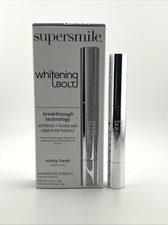 Supersmile Whitening Bolt (Teeth Whiten + Locks Out Stain For Hours ) 0.14oz New