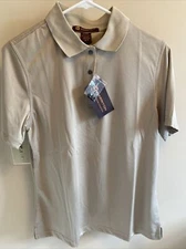 Ladies Harriton Polyester Khaki NWT Top size Medium