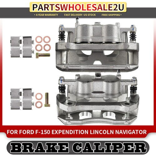 2x Front Brake Calipers for Ford F150 Expedition Lincoln Navigator w/ Bracket eBay