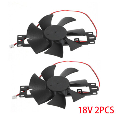 2Pcs Case Cooling Fan DC 18V 0.20A 110mm for Induction cooker repair