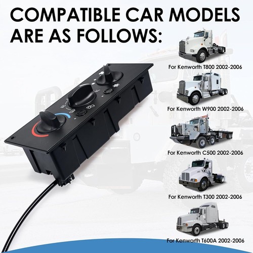 A/C Control Switch Panel For Kenworth T800 2002-2006 599-5511 F211025110 - Picture 11 of 14