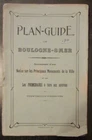 NO CALAIS MAP GUIDE DE BOULOGNE SUR MER 1910 MONUMENTS WALKS