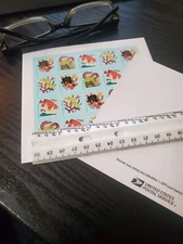 USPS Postage Stamps Sheet of 20 for Post Card Coral Reef