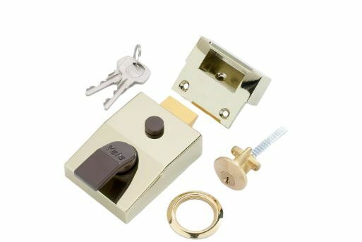 Yale Locks P89 Deadlock Nightlatch 60Mm Backset Brasslux Finish Visi YALP89BLX - Image 6