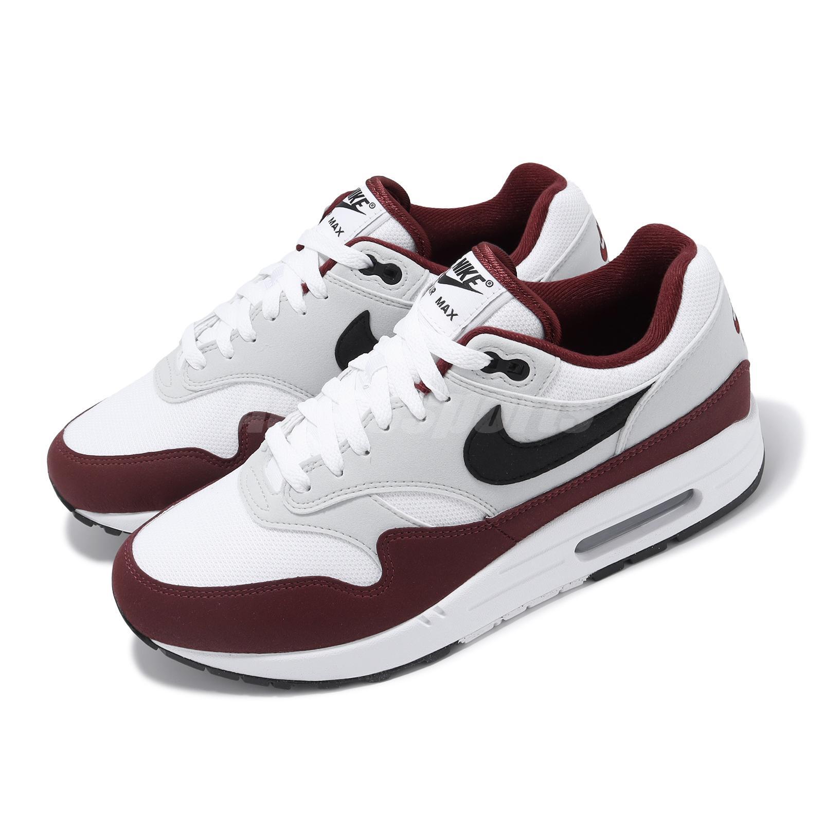 Nike Air Max 1 Dark Team Red Мужские повседневные кроссовки унисекс FD9082-106