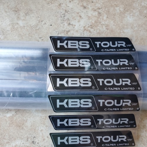 New & Uncut $550 KBS Ltd. Ed. Black C Taper 120S 4-PW Stiff Flex .355 Diameter - Picture 1 of 2